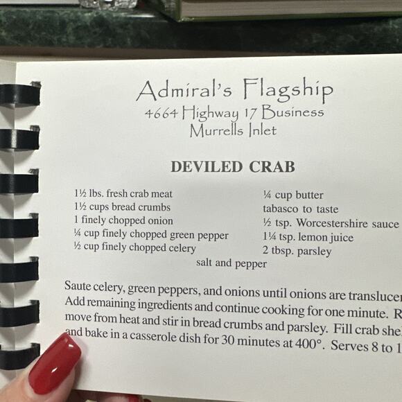 A Taste of Myrtle Beach Restaurant Recipes by Phyllis C. Myers Cookbook 1999 C14 - Picture 3 of 7